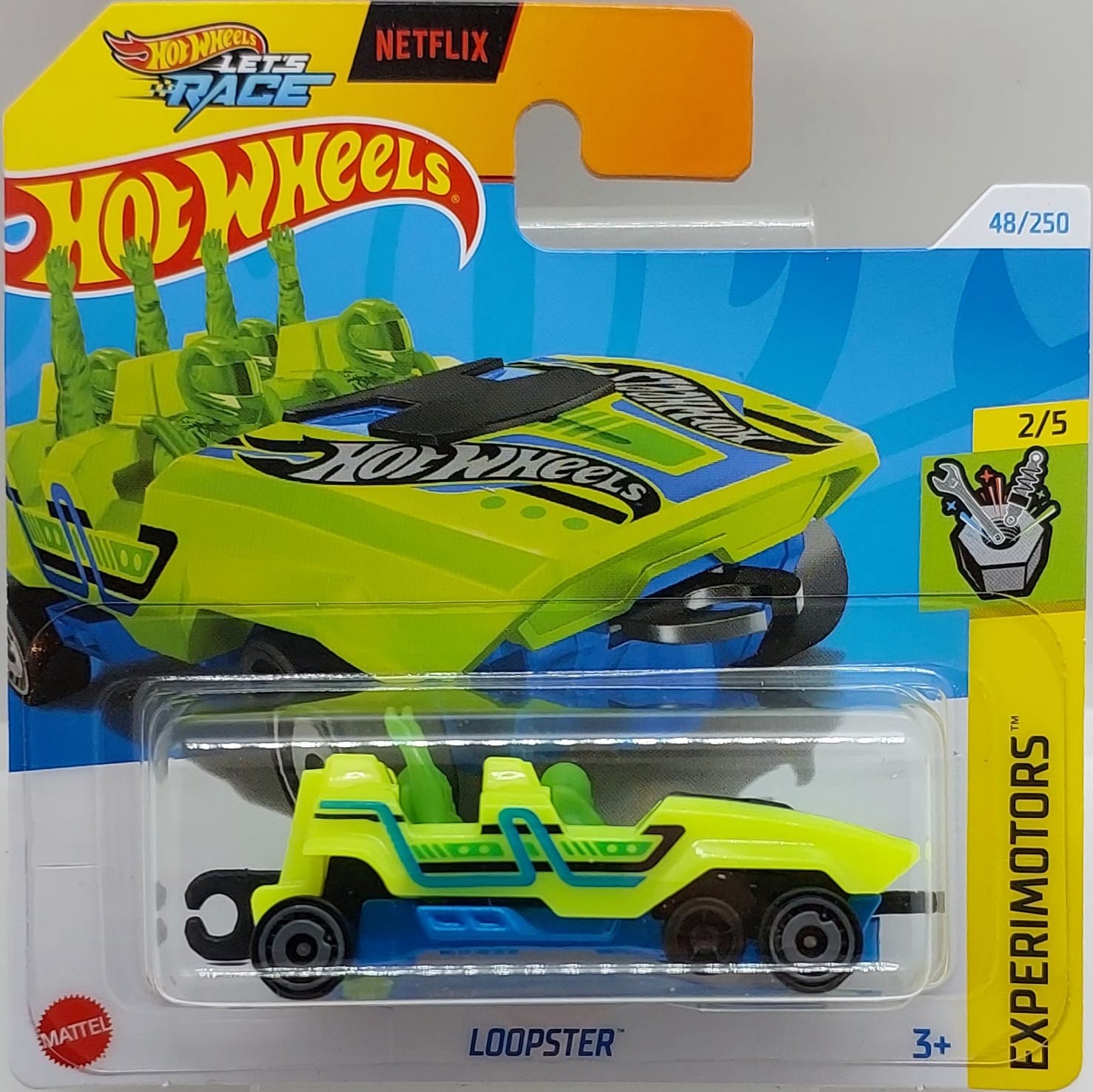 Hot Wheels Experimotors Loopster -HTF14 (Roller coaster model birbirine bağlanabilir) (5 Adet gönderilecek)