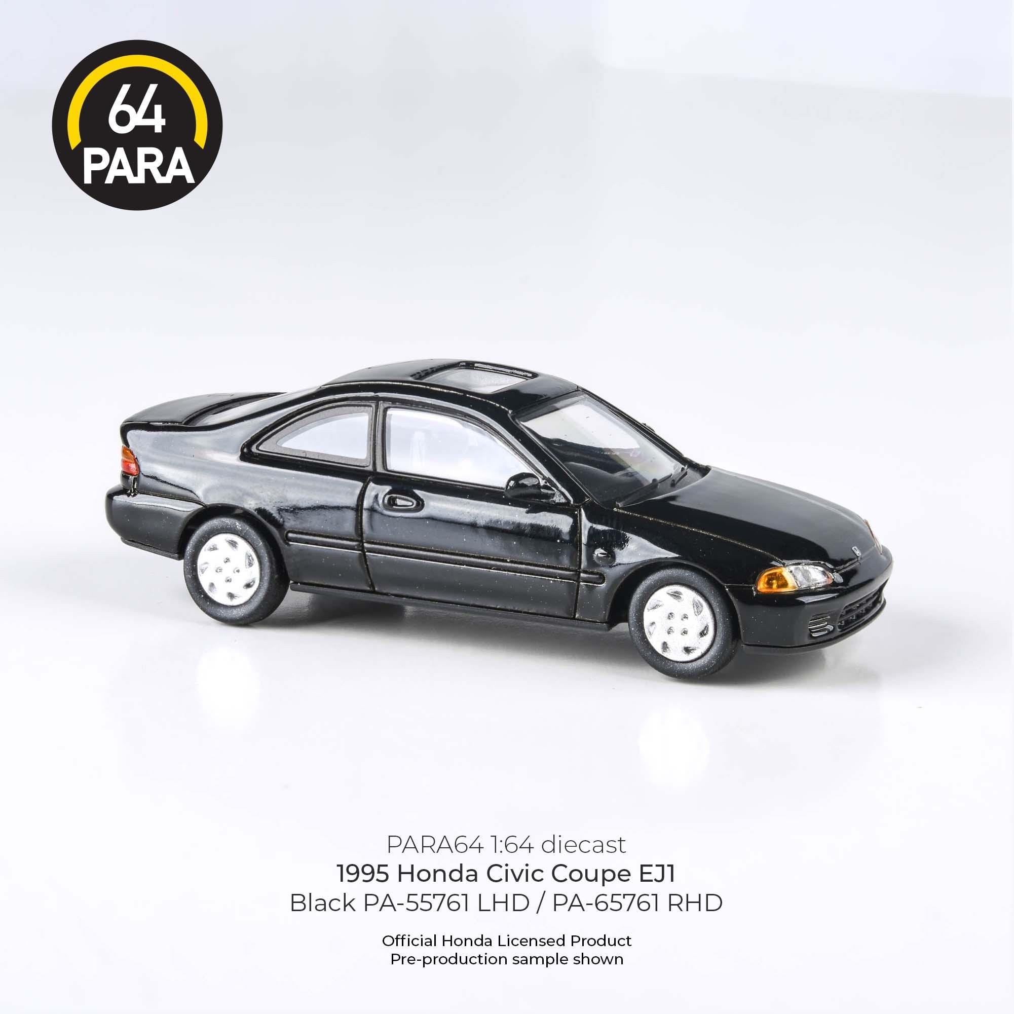 Para64 1995 Honda Civic Coupe EJ1 Black -PA55761