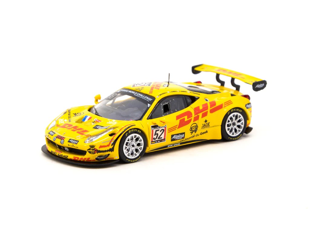 Tarmac Works X IXO Models Ferrari 458 Italia GT3 24 Hours of Spa 2013 #52 - HOBBY64