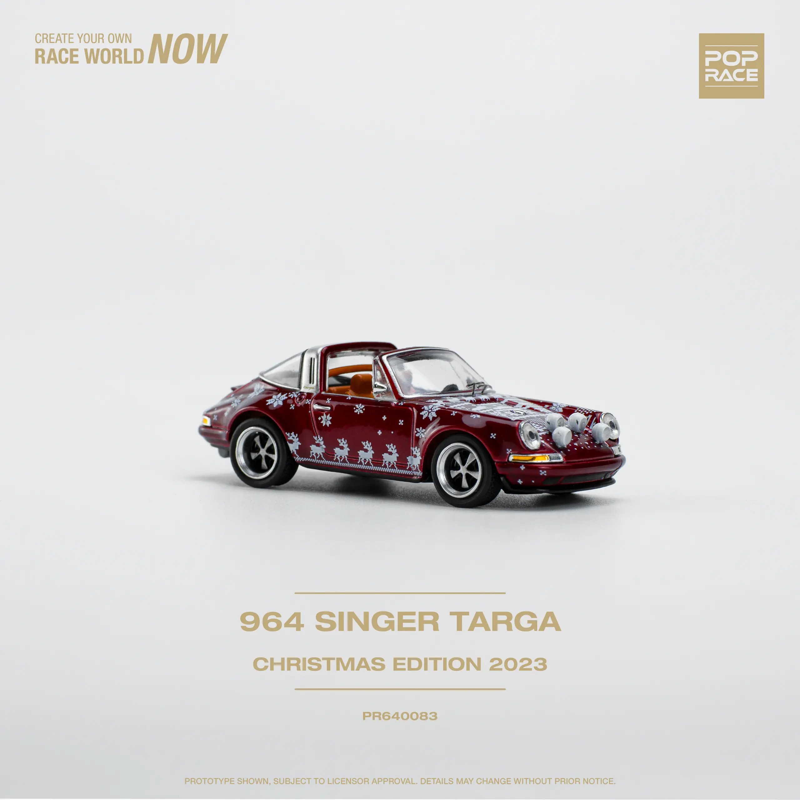 Pop Race Singer Targa Christmas Edition 2023 -PR64-0083