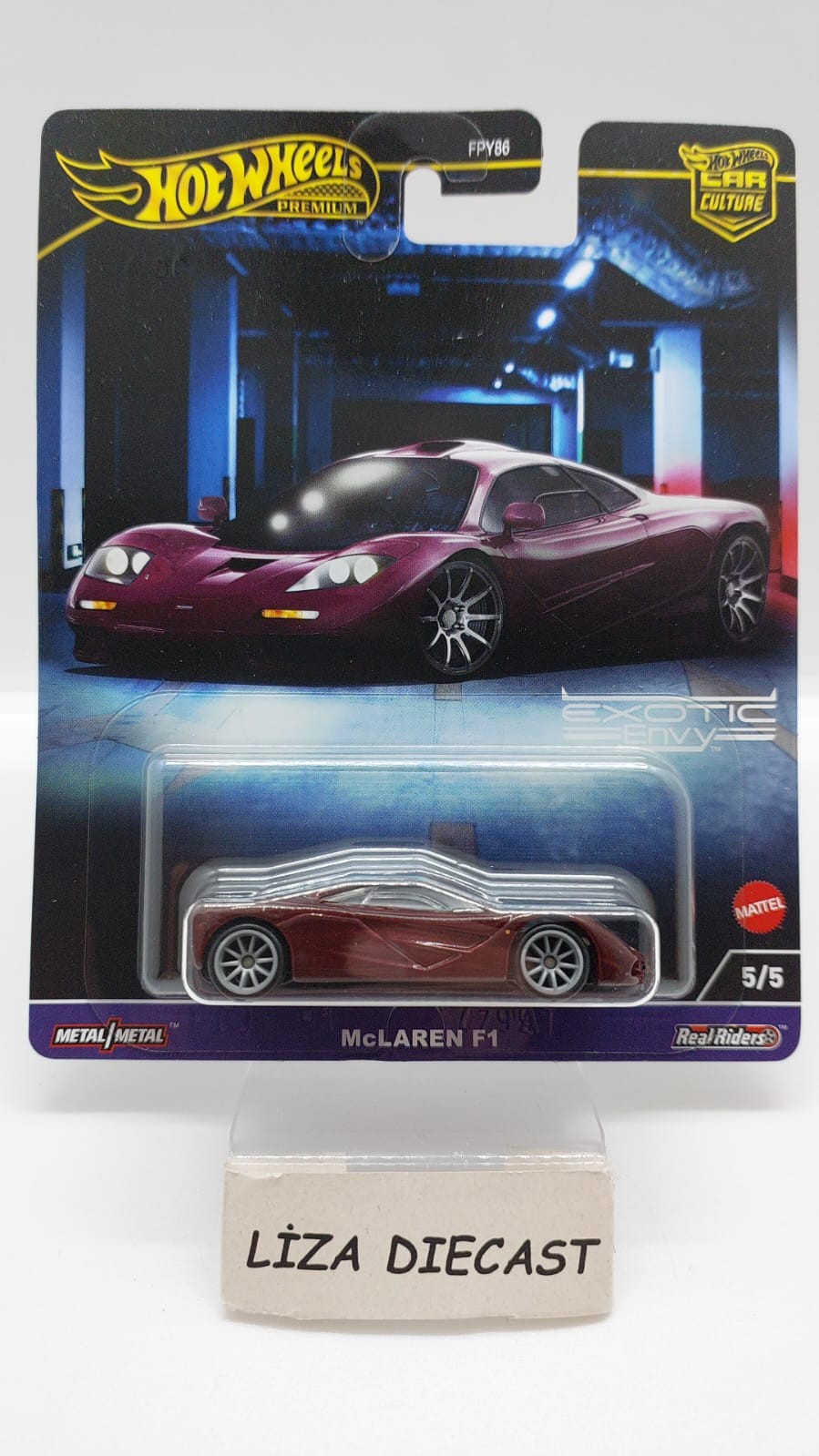 Hot Wheels Premium Car Culture Exotic Envy McLaren F1 -HKC77