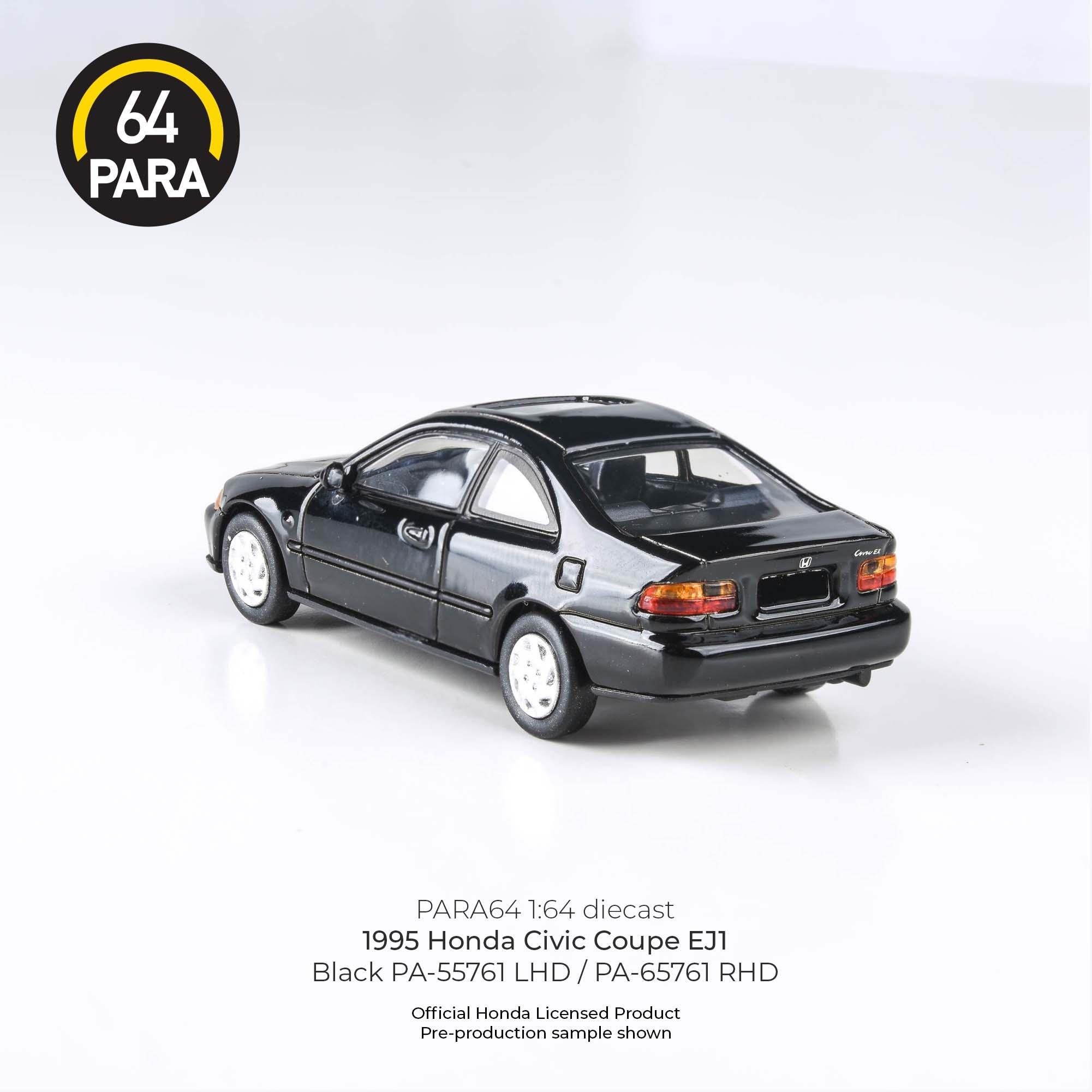 Para64 1995 Honda Civic Coupe EJ1 Black -PA55761