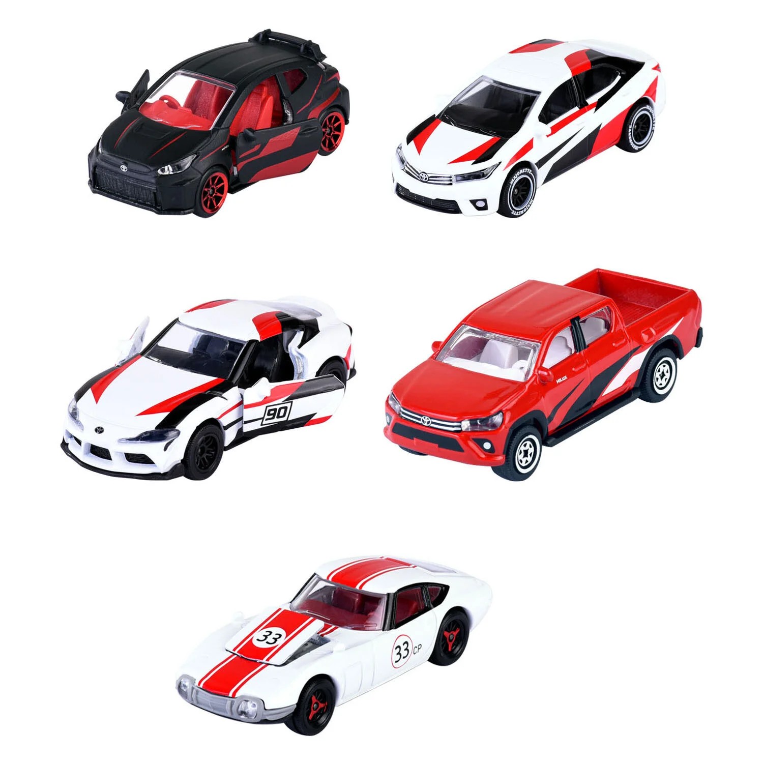 Majorette Toyota Racing 5'li Koleksiyon Paketi