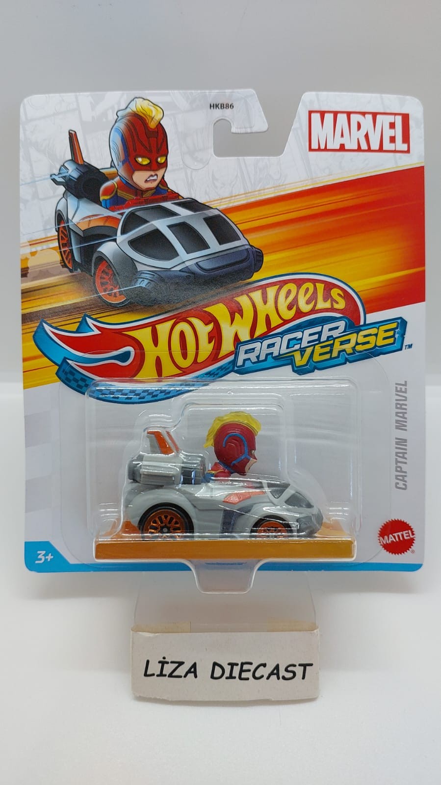 Hot Wheels Marvel Racer Verse Captain Marvel -HKB91