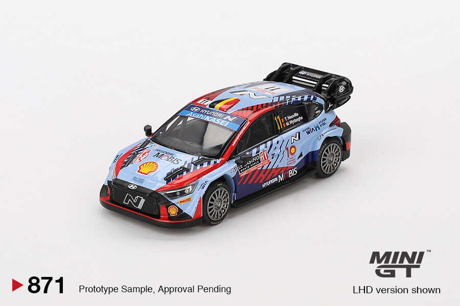 Mini GT Hyundai i20 N Rally1 Hybrid 2024 Rallye Monte-Carlo Winner -MGT00871