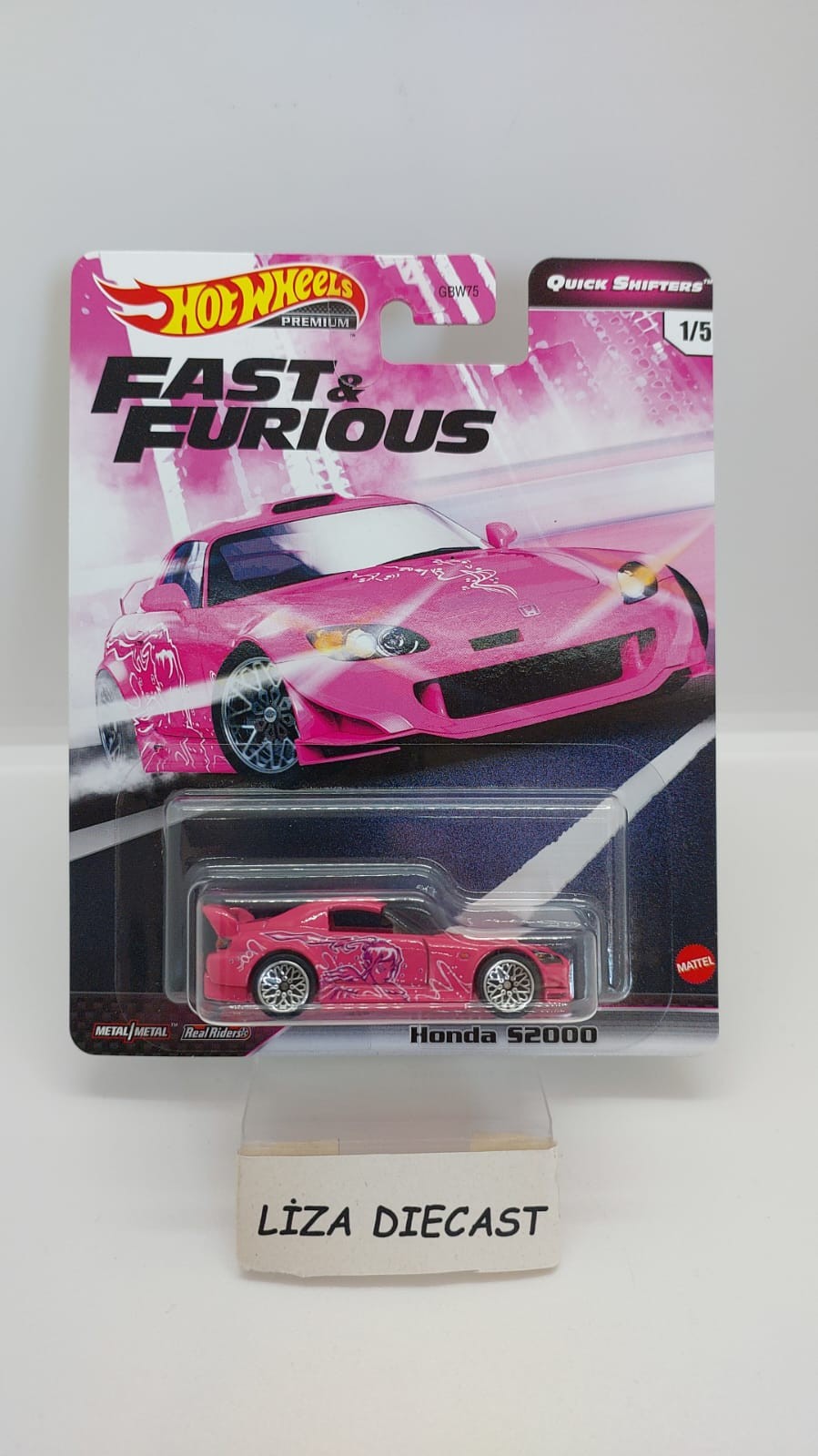 Hot Wheels Premium Quick Shifters Fast & Furious 5' li Set -GBW75