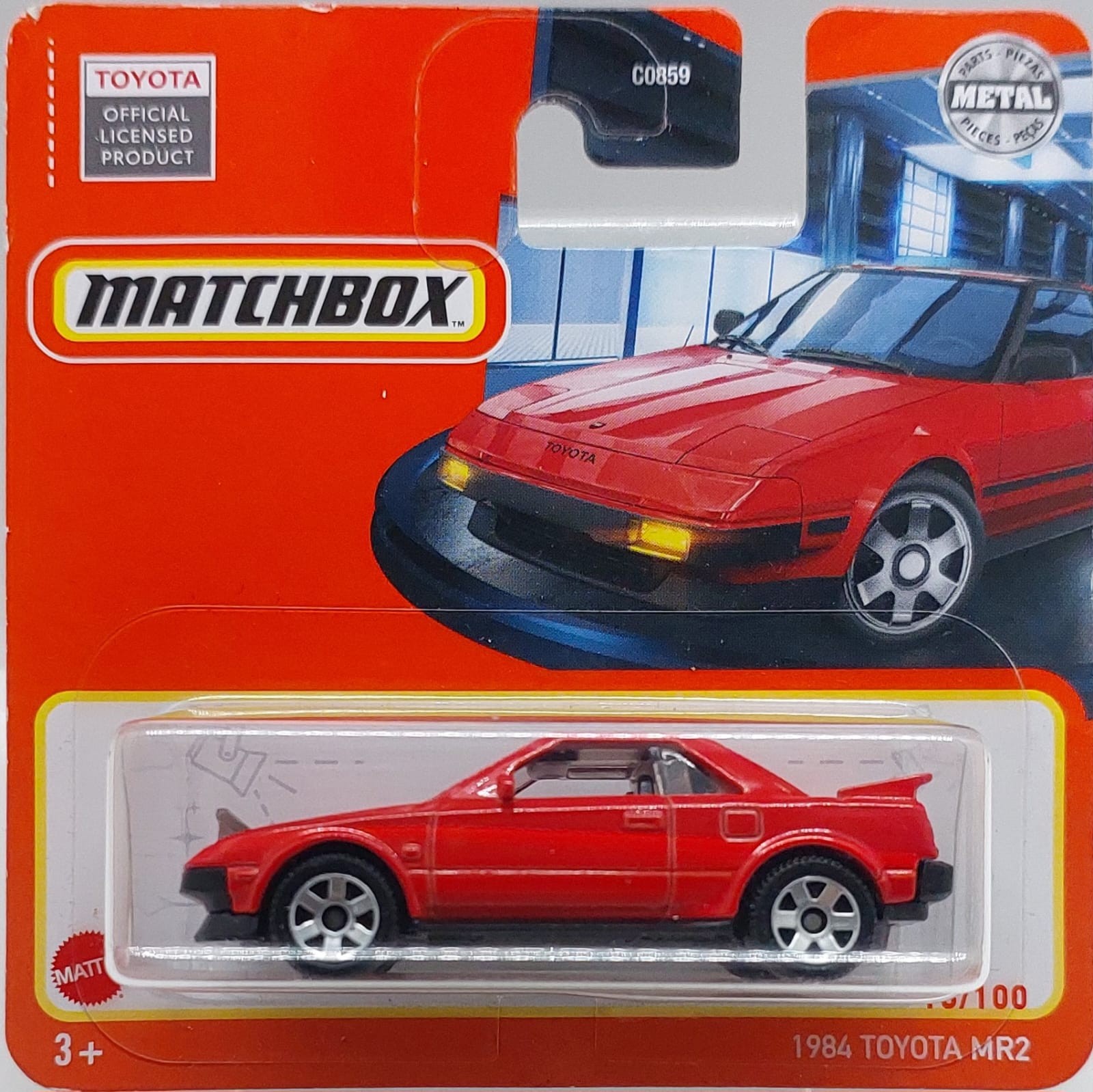 Matchbox 1984 Toyota MR2 -HFR60 (2022) + Koruma Kabı