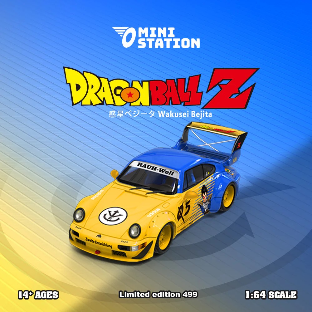 Mini Station Rauh - Welt Porsche RWB 964 Dragon Ball Z Limitli 236/499