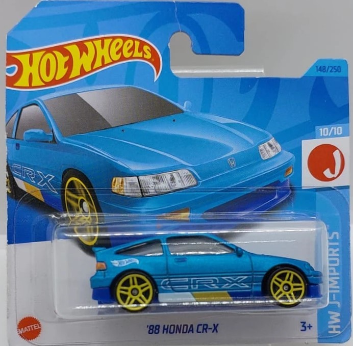 Hot Wheels '88 Honda CR-X Mavi -HKK68 (2023) + Koruma Kabı
