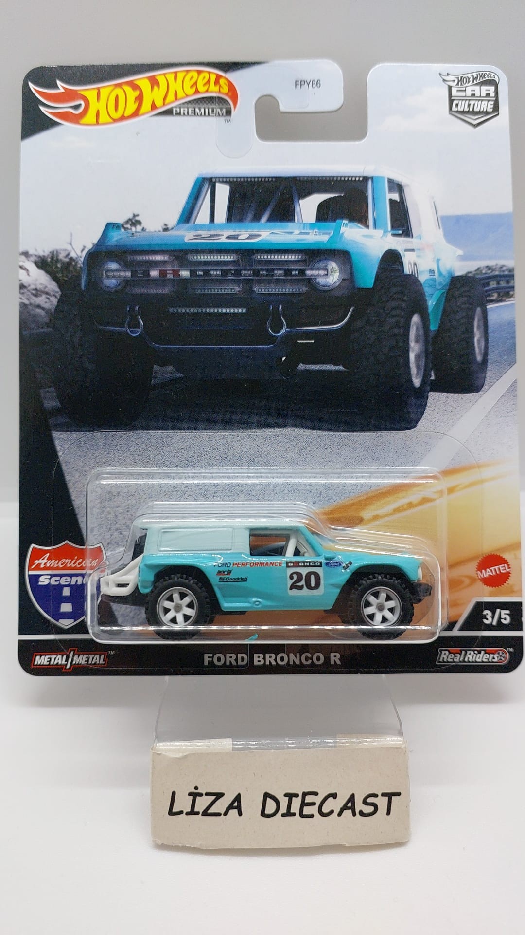 Hot Wheels Premium Car Culture American Scene Ford Bronco R -HCK05