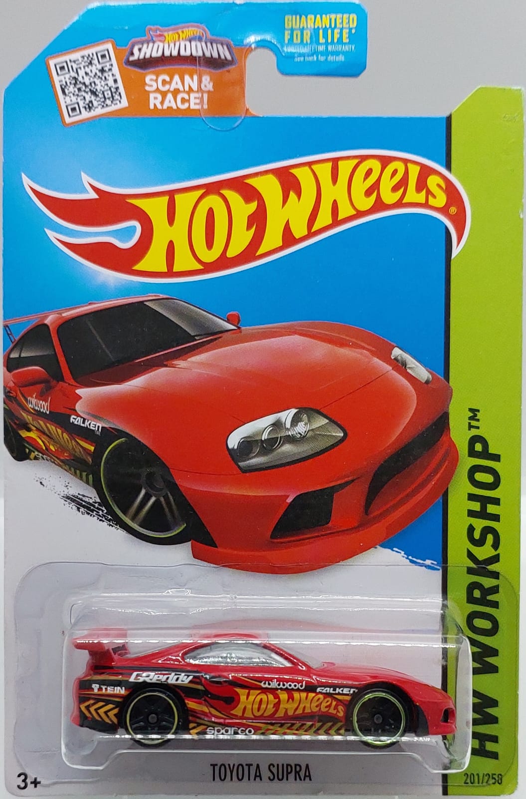 Hot Wheels HW Workshop Toyota Supra -CFH90 + Koruma Kabı (2013 Y.D.)