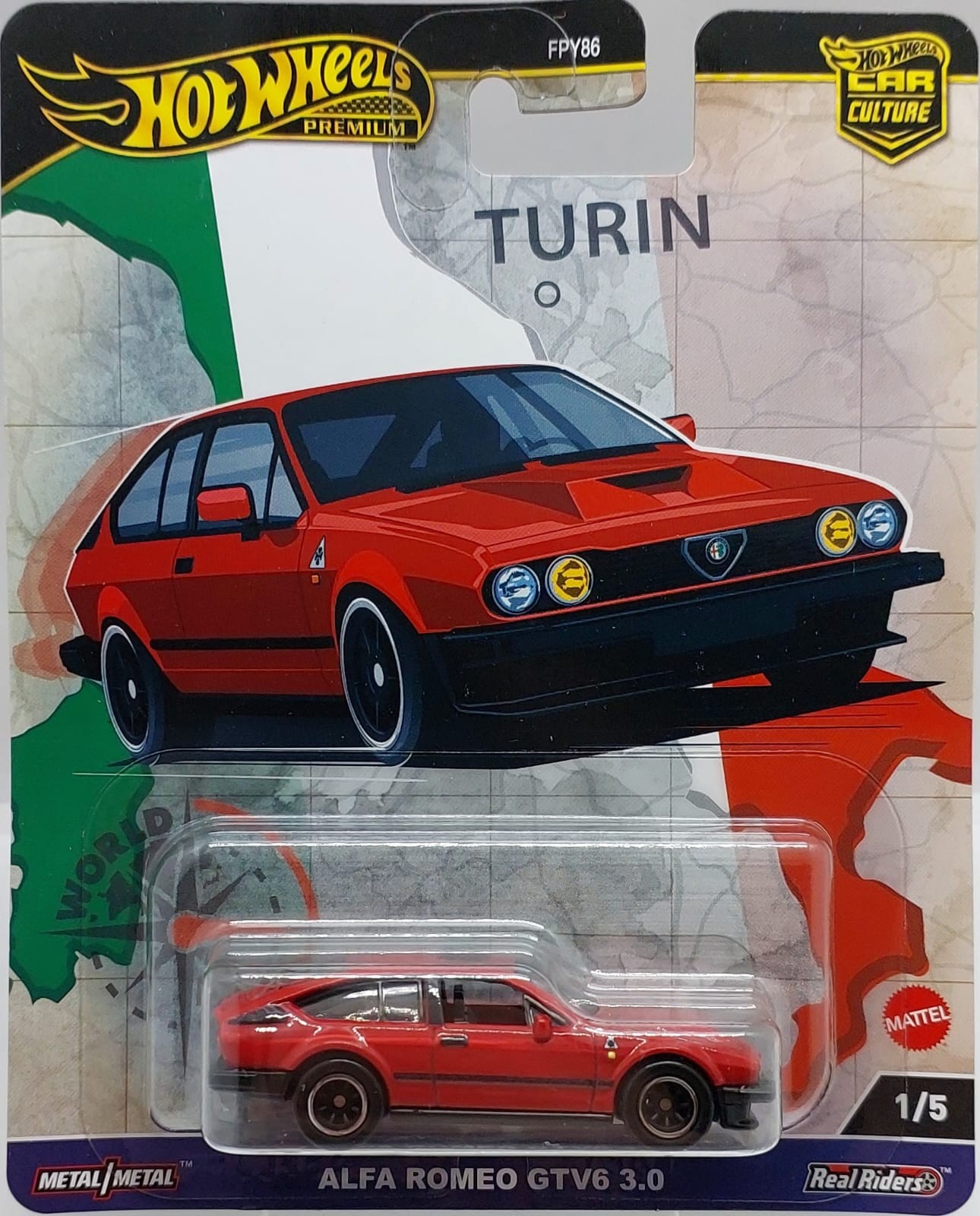 Hot Wheels Premium Car Culture Alfa Romeo GTV6 3.0 -HRV80