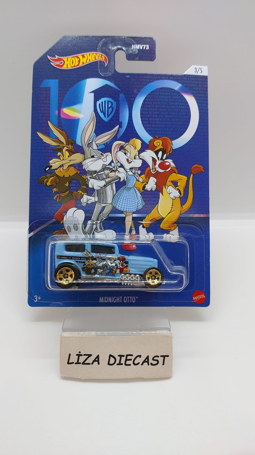 Hot Wheels Warner Bros 100. Yıl Temalı Arabalar 5'li Set -HMV73