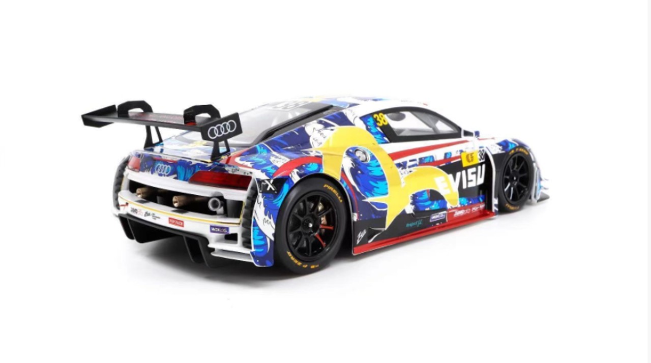 Pop Race Audi R8 LMS Macau GT Cup 2020 Audi Sport Asia Team X Works Evisu Racing #38 Marchy Lee (JP) -PR64-R8LMS-EVISU