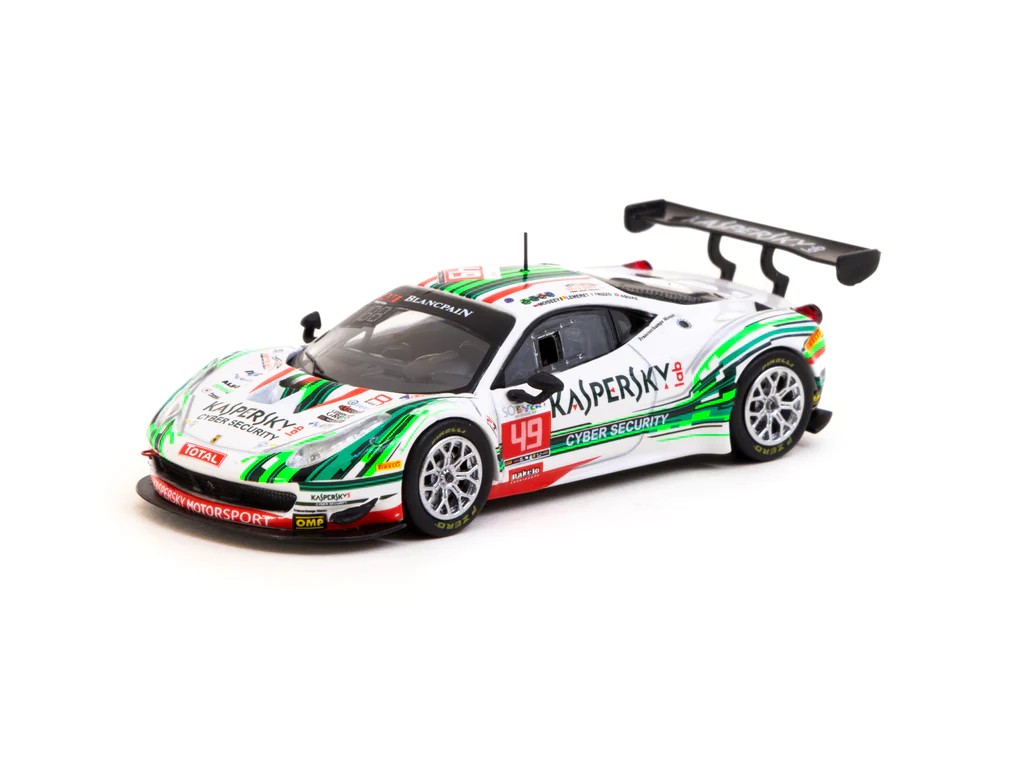 Tarmac Works X iXO Models Ferrari 458 Italia GT3 24 hours of Spa 2016 #49 - HOBBY64 -T64-074-16SPA49