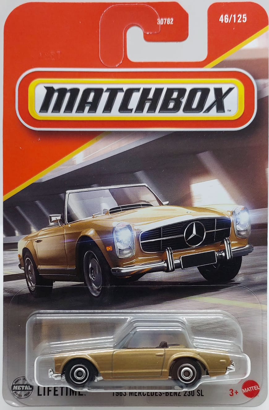 Matchbox 1963 Mercedes-Benz 230 SL -JBP22 (Y.D.) + Koruma Kabı