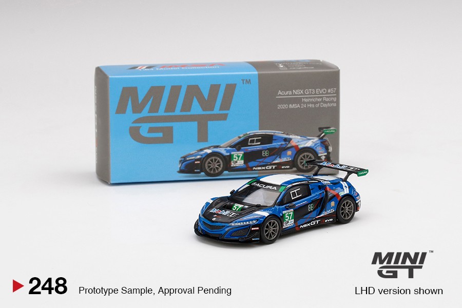 Mini GT Acura NSX GT3 EVO #57 Heinricher Racing 2020 IMSA 24 Hrs Of Daytona -MGT00248