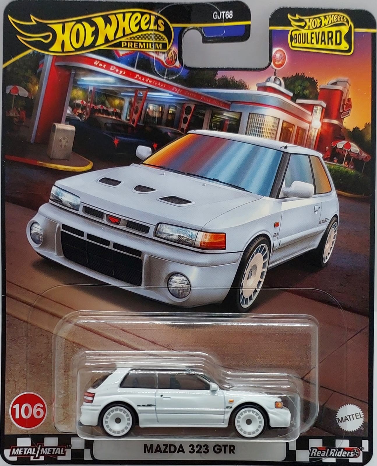 Hot Wheels Premium Boulevard Mazda 323 GTR -HRT59