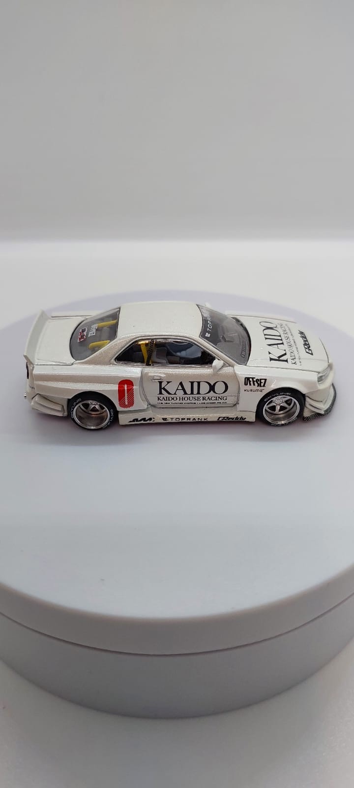 Mini GT Kaido House Nissan Skyline GT-R (R34) Kaido Works V2 -KHMG049 (açılmış model, açıklamayı okuyunuz)