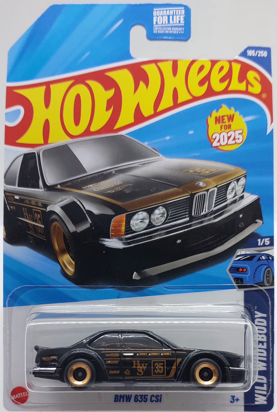 Hot Wheels Wild Widebody Bmw 635 CSi -HYW38 (Y.D.) + Koruma Kabı