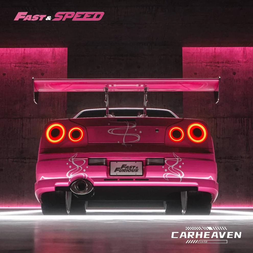 Fast & Speed Nissan GTR R34 Suki Decal' s