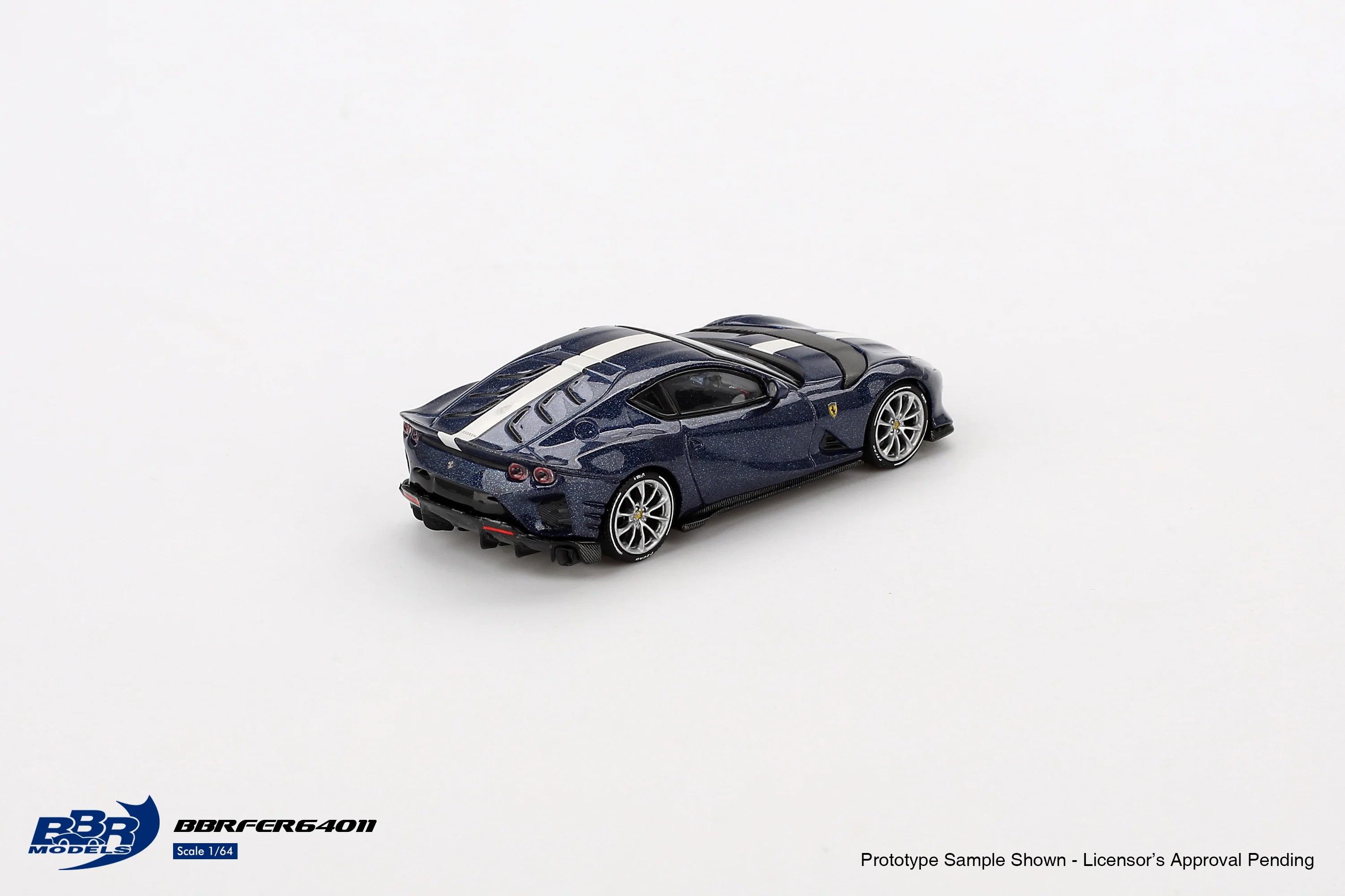 Mini GT BBR Ferrari 812 Competizione Blu Tour De France -BBRFER64011
