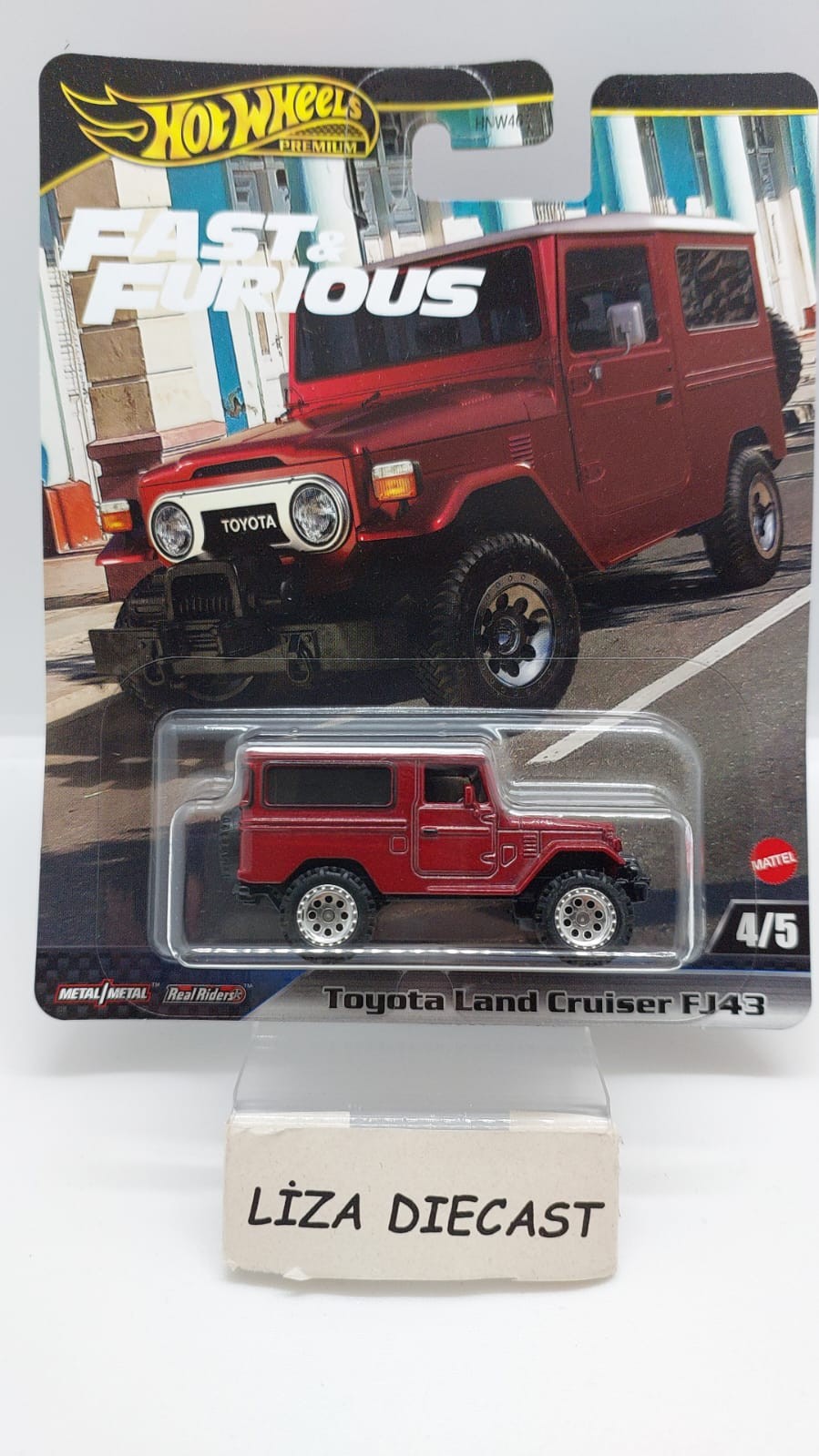 Hot Wheels Premium Fast & Furious 4/5 Toyota Land Cruiser FJ43 -HRT96