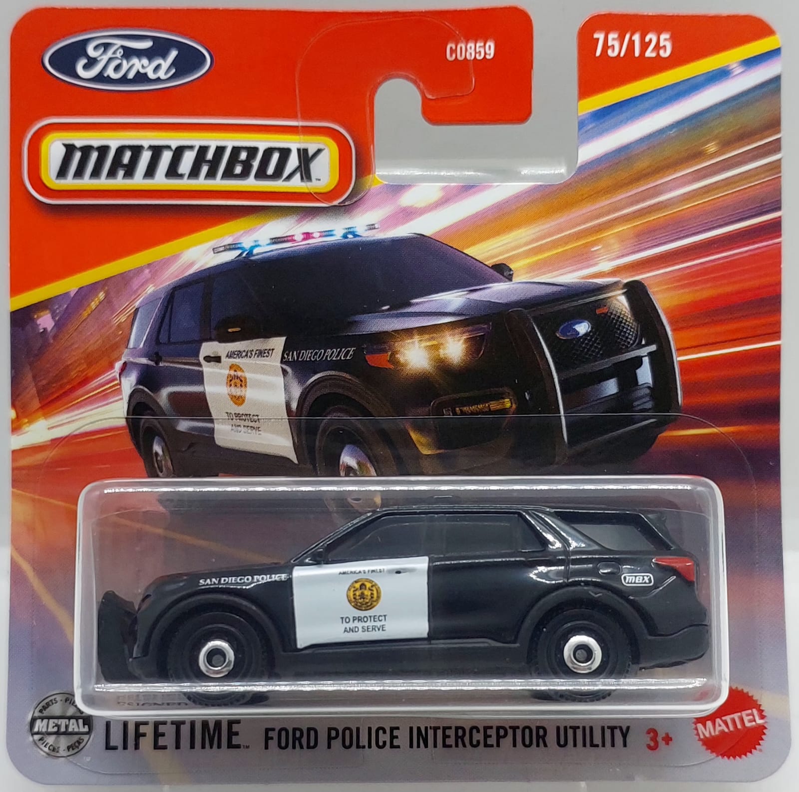 Matchbox Ford Police Interceptor Utility -JBT10