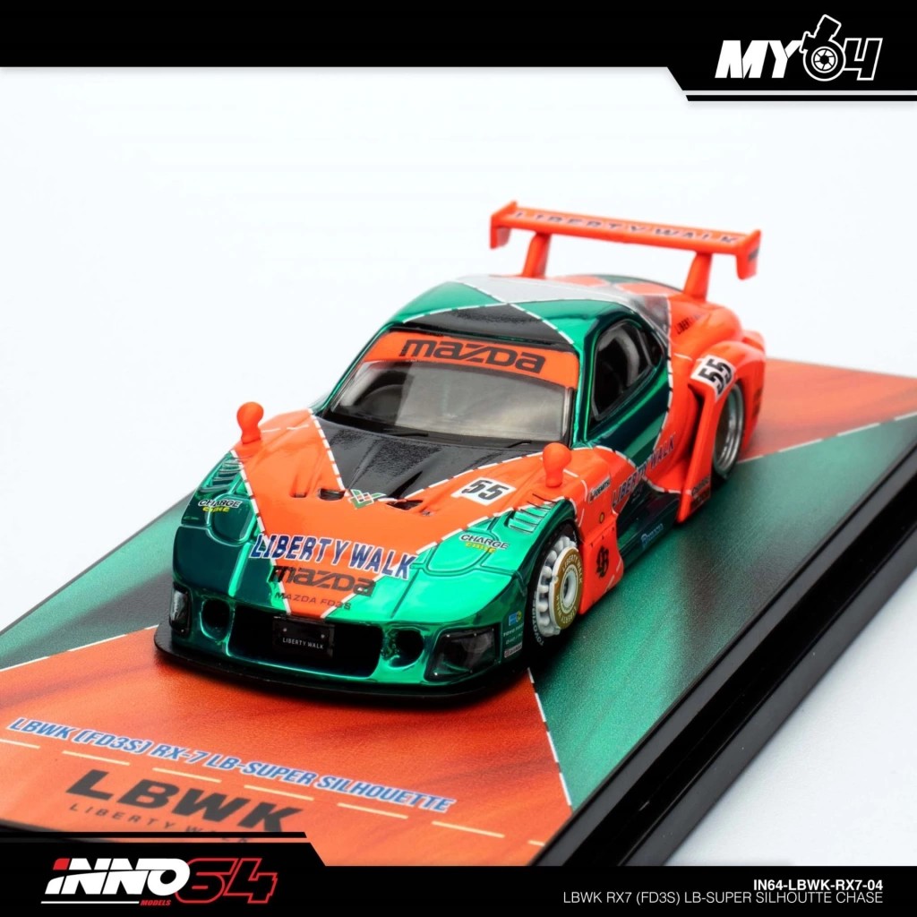 Inno64 LBWK RX-7 (FD3S) LB-SUPER SILHOUETTE  IN64-LBWK-RX7-04 ""CHASE""