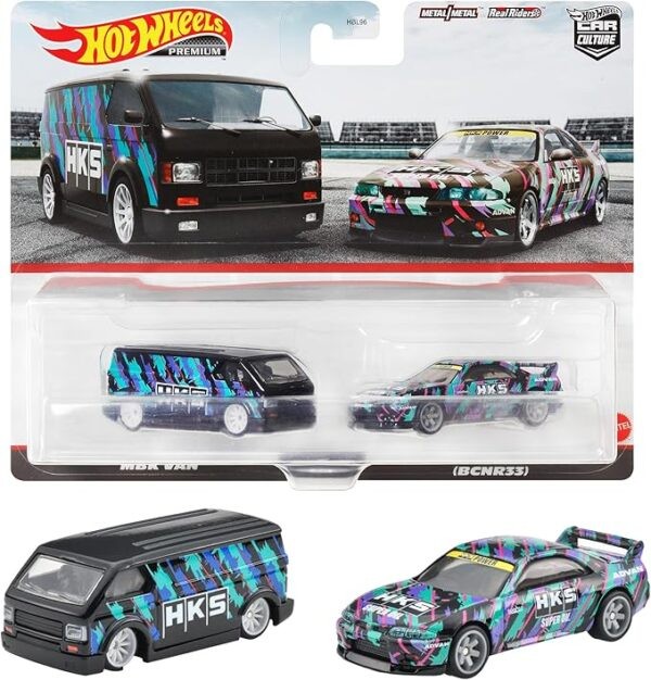 Hot Wheels Premium Car Culture Mbk Van & Nissan Skyline GT-R (BCNR33) -HKF53