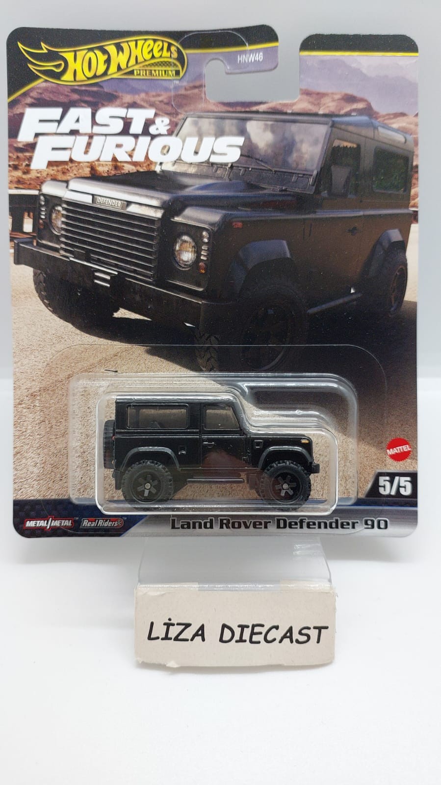 Hot Wheels Premium Fast & Furious 5/5 Land Rover Defender 90 -HYP74