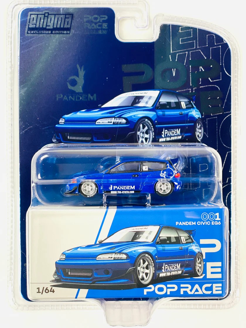 Pop Race Enigma Exclusive Pandem Civic EG6 #001 -PRE001