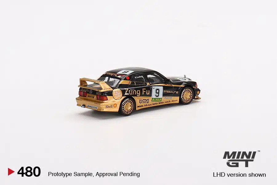 Mini GT Mercedes-Benz 190E 2.5 - 16 Evolution II #9 1991 Macau Guia Race Of Macau -MGT00480-L