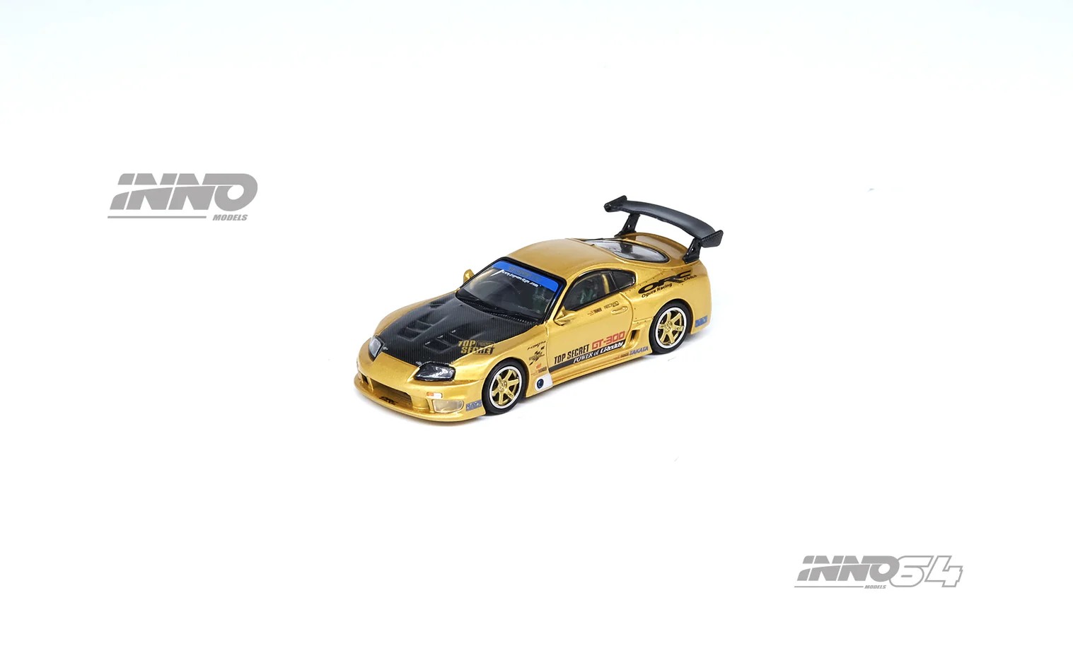 Inno64 Toyota Supra (A80) "Top Secret" GT300 -IN64-A80TS-GOLD -Y.D.