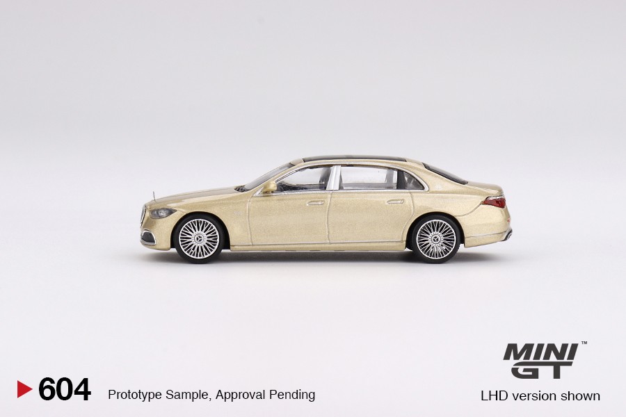 MiniGT Mercedes-Maybach S680 Champagne Metallic #604