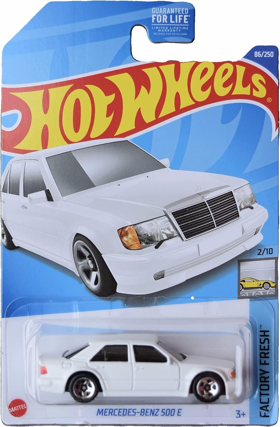 Hot Wheels Factory Fresh Mercedes-Benz 500E -(Y.D.) Dollar General Exclusive Özel Model + Koruma Kabı