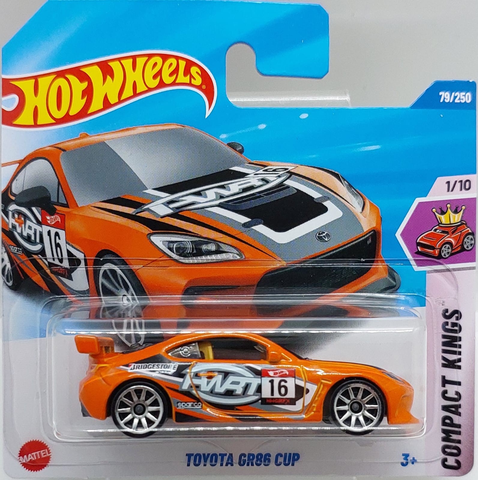 Hot Wheels Compact Kings Toyota GR86 Cup -HYX23