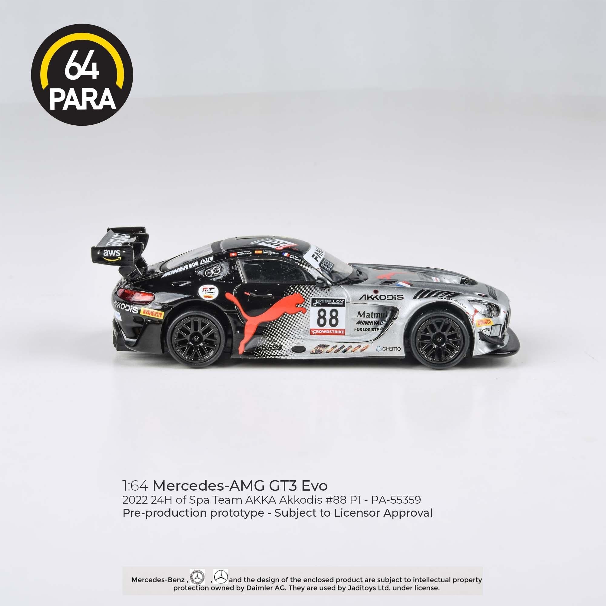 Para64 Mercedes AMG GT3 2022 24H Spa Akkodis ASP -PA55359