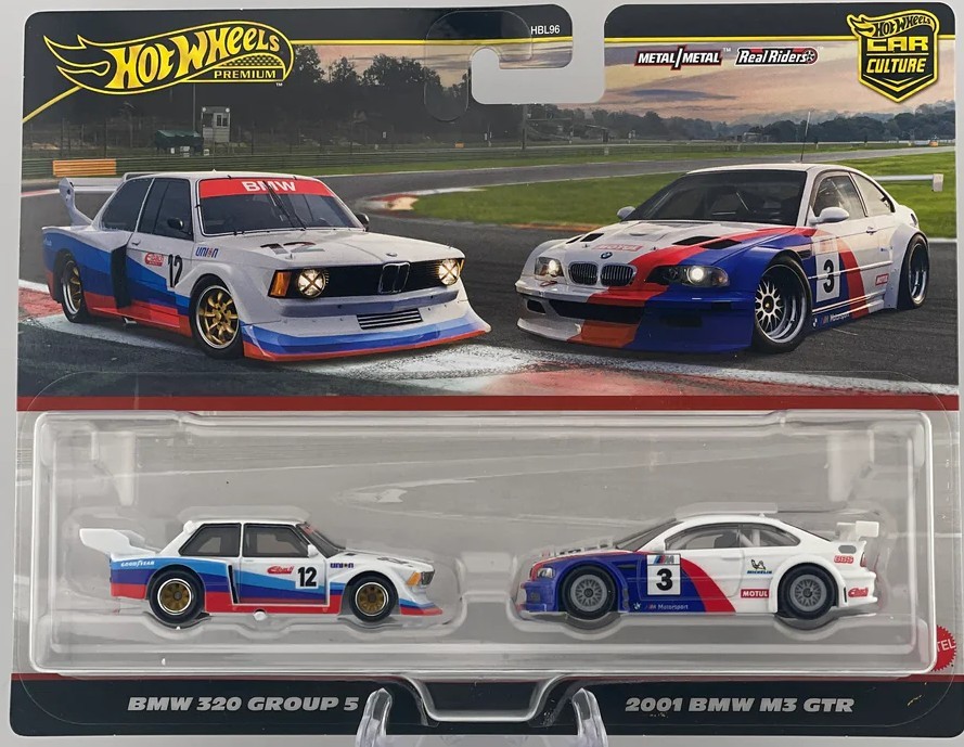 Hot Wheels Premium Car Culture Bmw 320 Group 5 - 2001 Bmw M3 GTR -JBK99