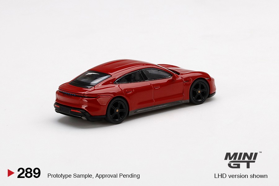 Mini GT Porsche Taycan Turbo S Camine Red LHD -MGT00289-MJ (Y.D.)