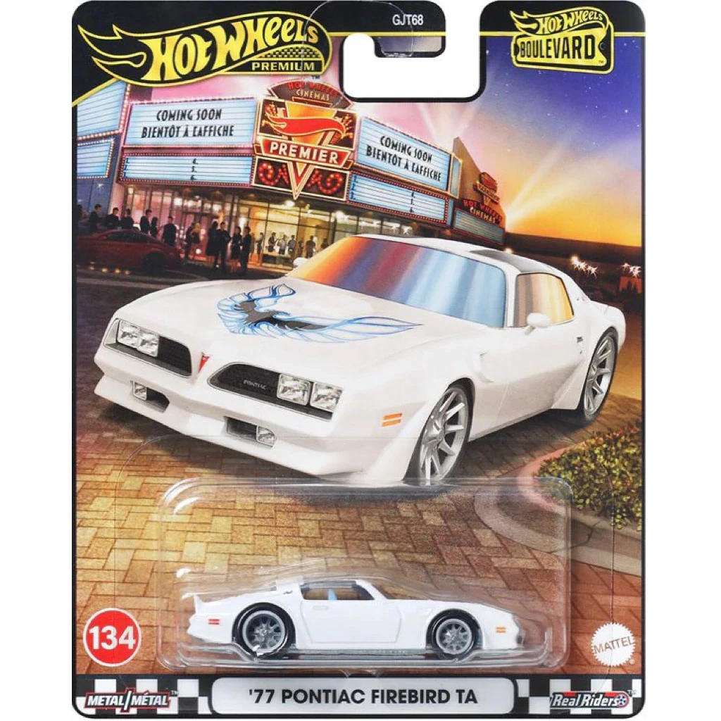 Hot Wheels Premium Boulevard '77 Pontiac Firebird TA -JBL28 + Koruma Kabı