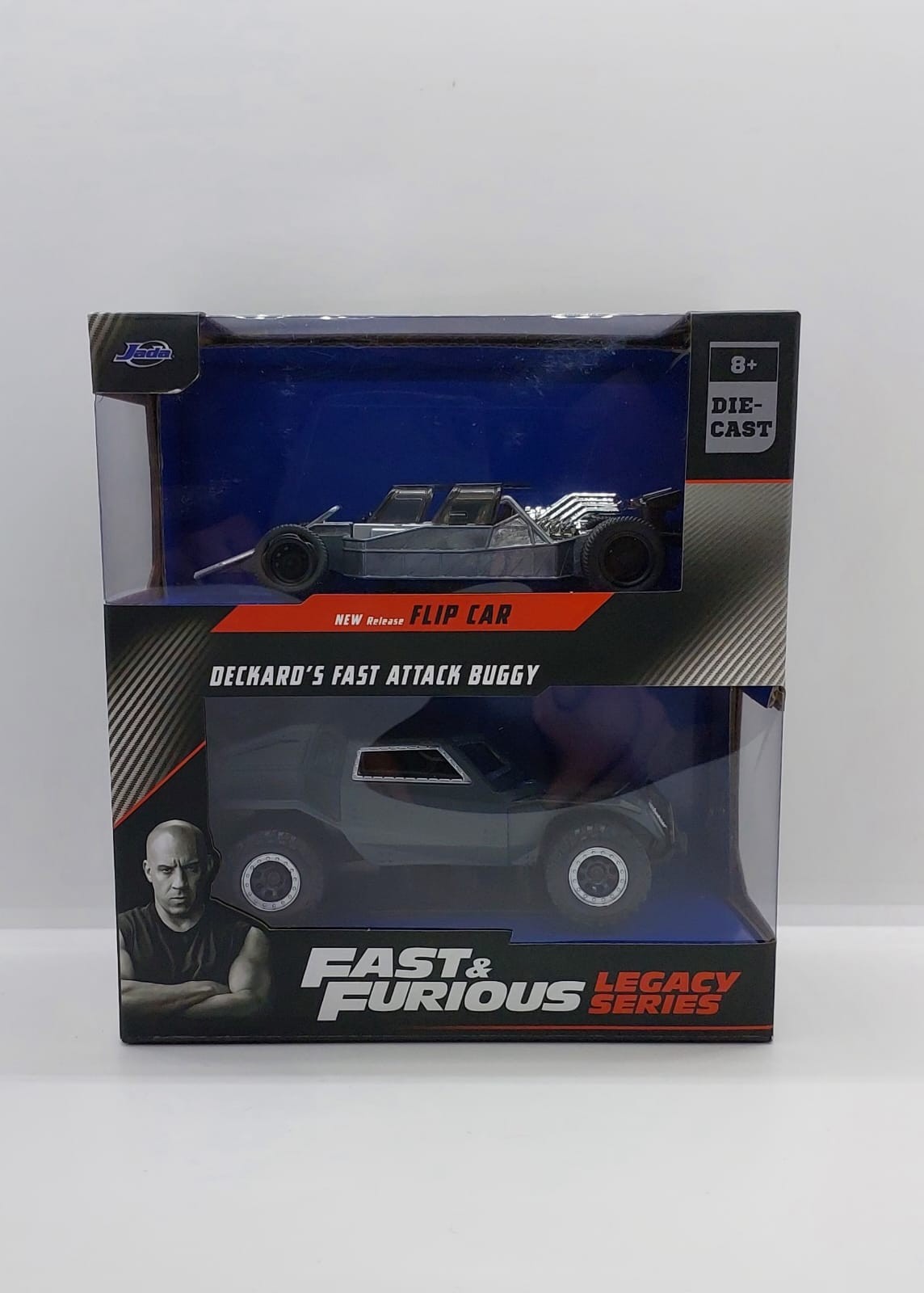 Jada Fast Furious Legacy Series Flip Car + Deckard's Fast Attack Buggy