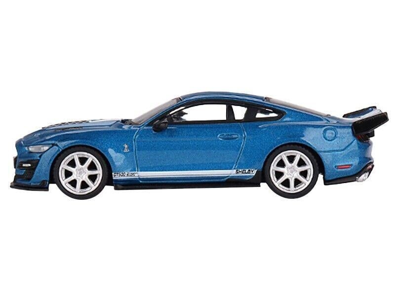 Mini GT Mijo Shelby GT500 Dragon Snake Concept Ford Performance Blue Lhd -MGT00568-MJ