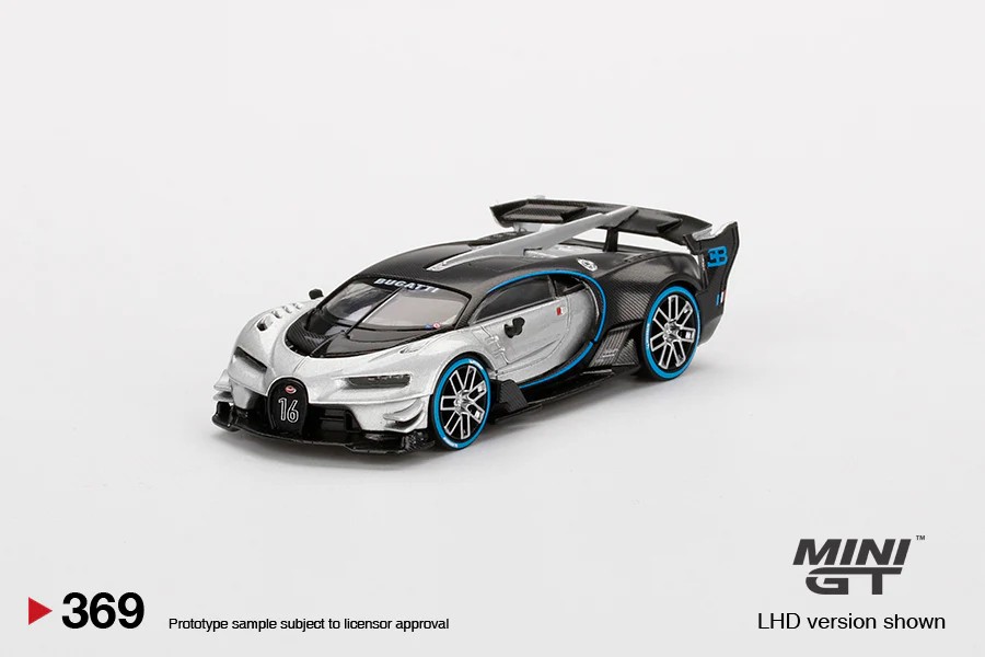 Mini GT Mijo Exclusive Bugatti Vision Gran Turismo Silver - MGT00369-BL (Y.D.)