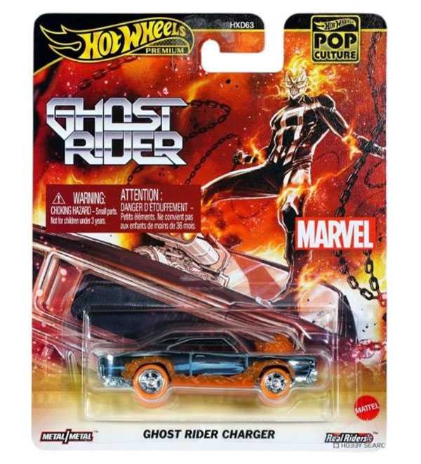 Hot Wheels Premium Pop Culture Ghost Rider Charger -JBL81 + Koruma Kabı