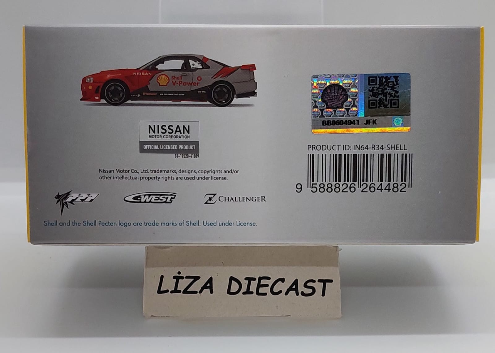İnno64  Nissan R34 GTT Drift Car Jason Mok / Pluto Mok Shell (açıklamayı okuyunuz)