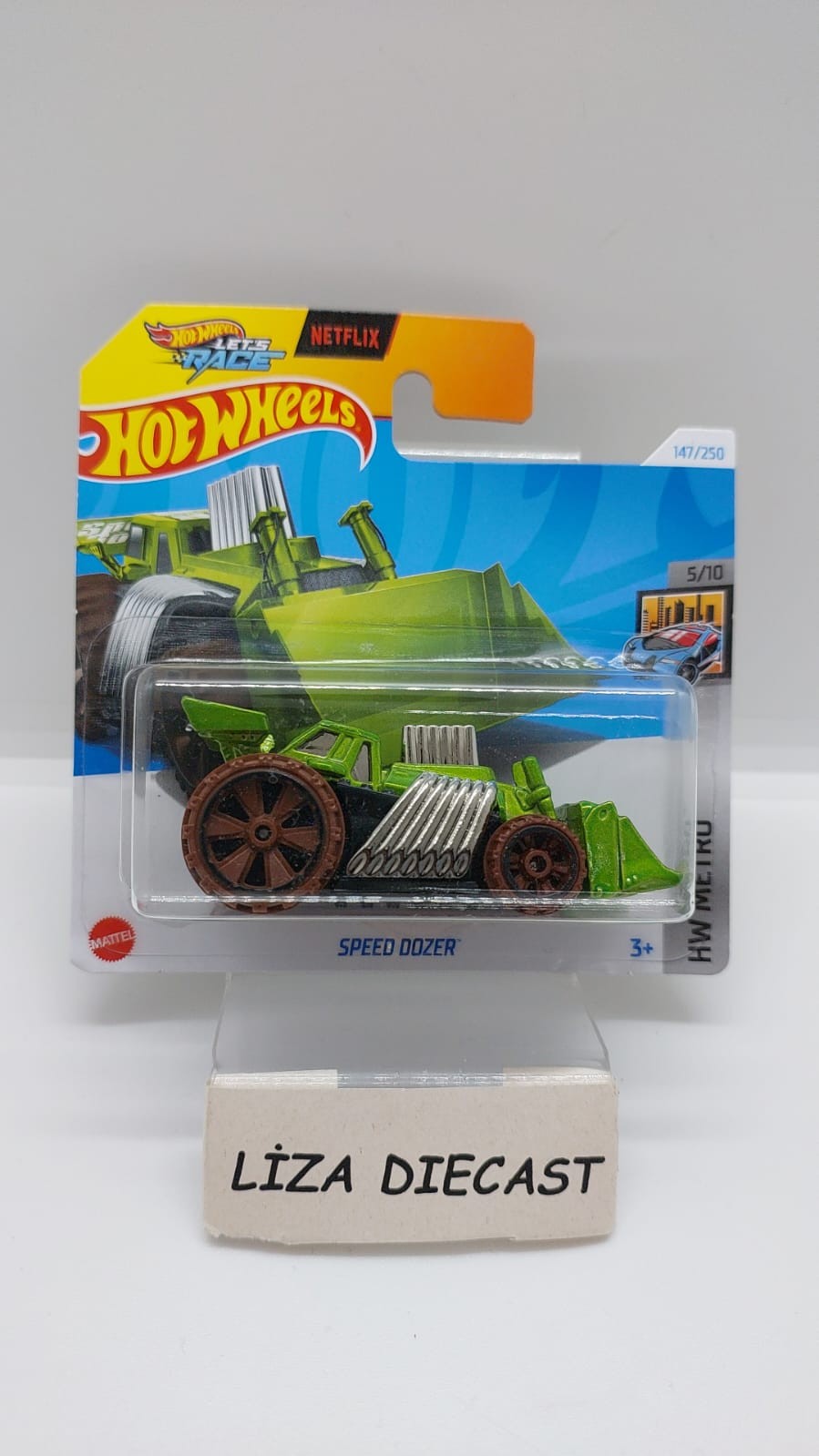 Hot Wheels HW Metro Speed Dozer -HTB17