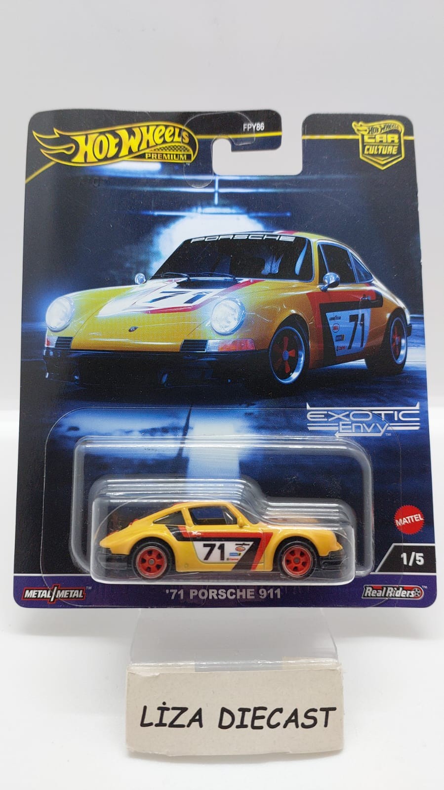 Hot Wheels Premium Car Culture Exotic Envy '71 Porsche 911 -HKC80