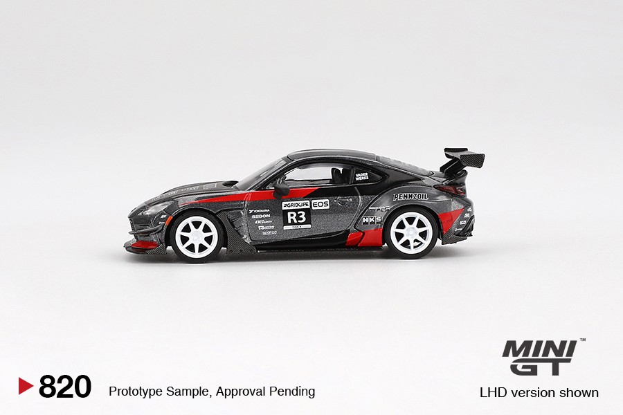 Mini GT Toyota GR86 Larry Chen's HKS Turbocharged GR86 -MGT00820-BL