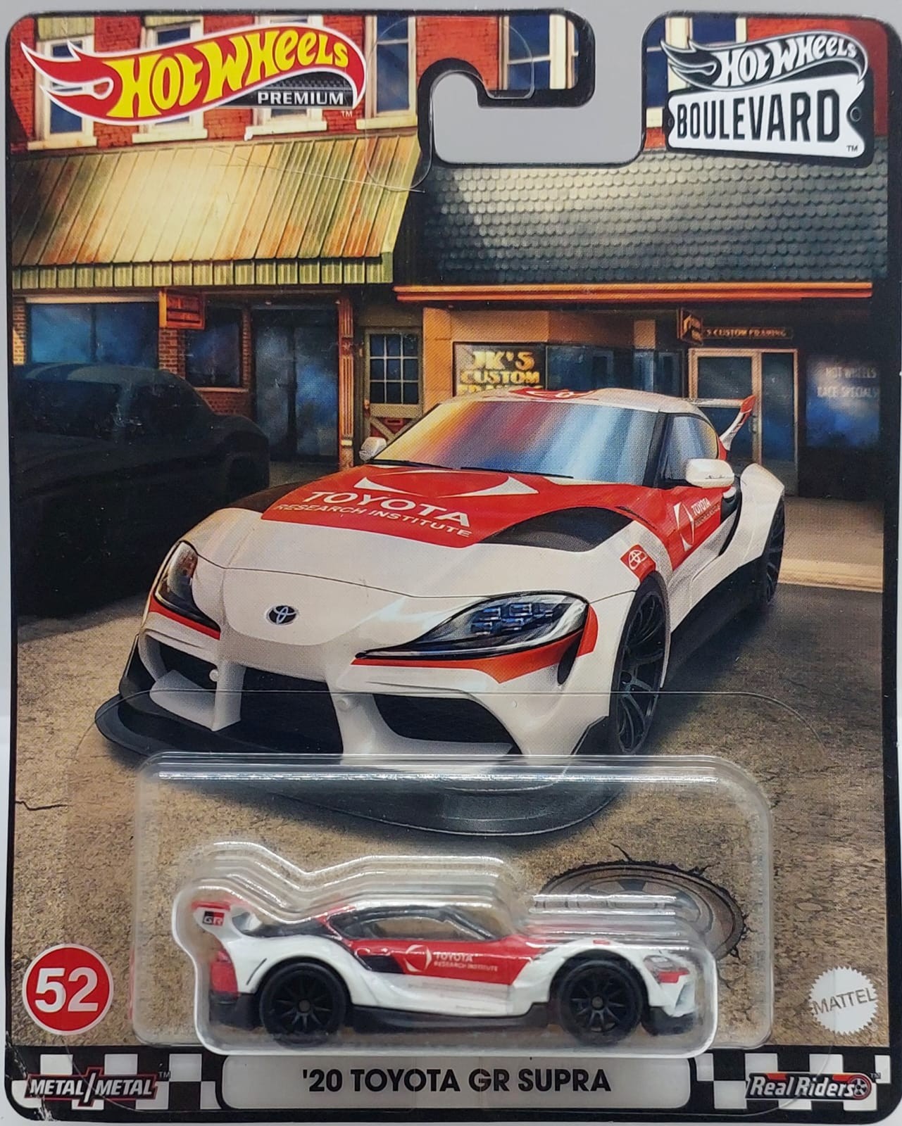 Hot Wheels Premium Boulevard '20 Toyota GR Supra -HCR16 + Koruma Kabı (Açıklamayı okuyunuz)